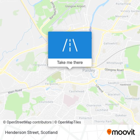 Henderson Street map