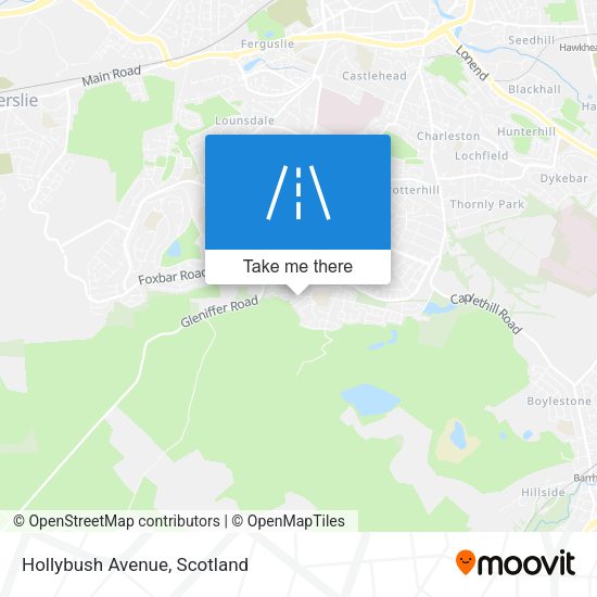 Hollybush Avenue map