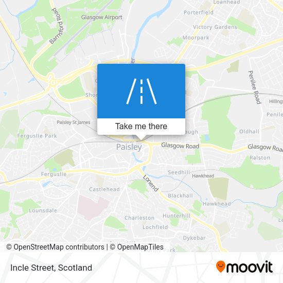 Incle Street map