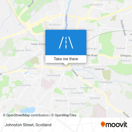 Johnston Street map