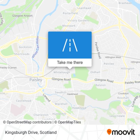 Kingsburgh Drive map