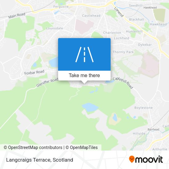 Langcraigs Terrace map