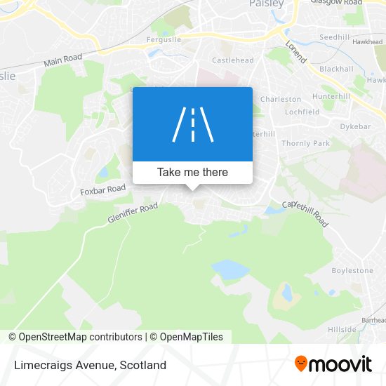 Limecraigs Avenue map