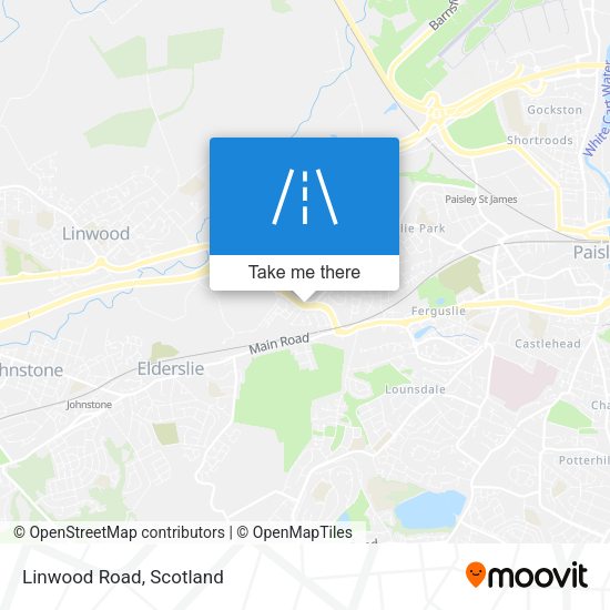 Linwood Road map