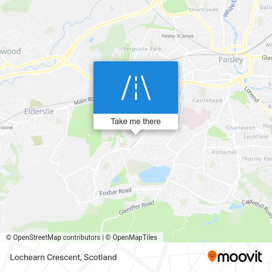 Lochearn Crescent map