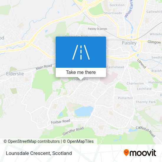 Lounsdale Crescent map