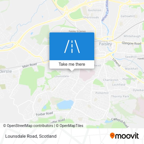 Lounsdale Road map