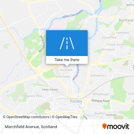 Marchfield Avenue map