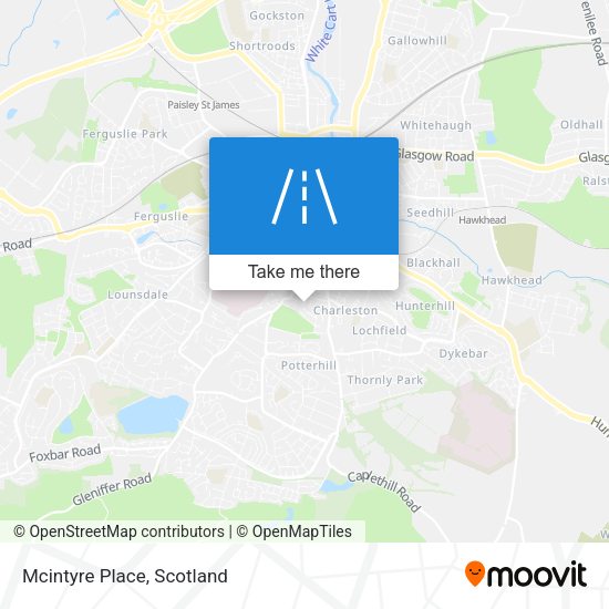 Mcintyre Place map