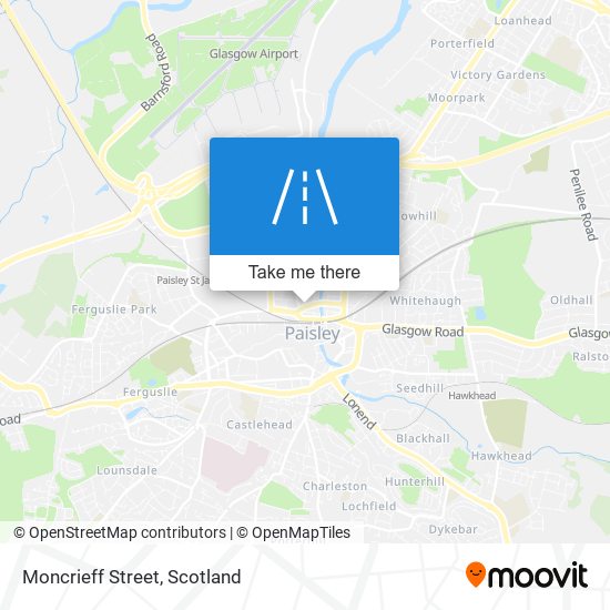 Moncrieff Street map