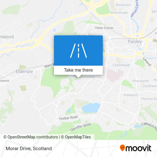 Morar Drive map