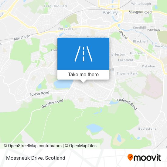 Mossneuk Drive map