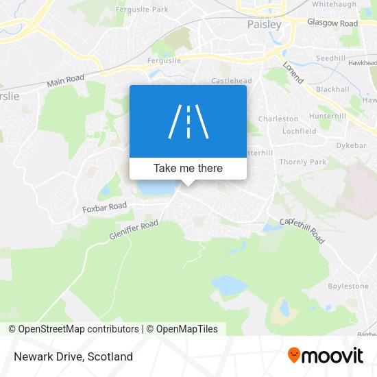Newark Drive map
