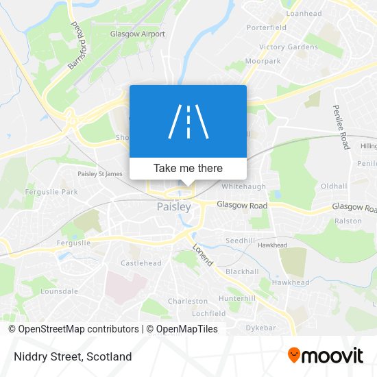 Niddry Street map