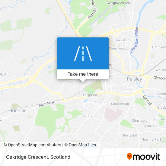 Oakridge Crescent map
