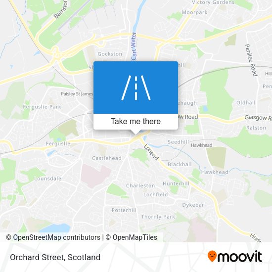 Orchard Street map