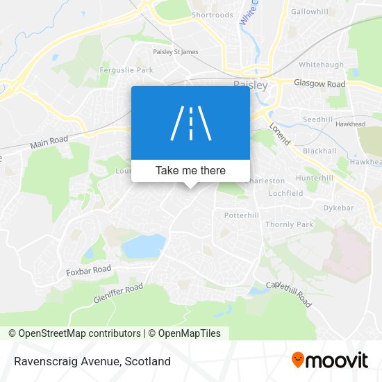 Ravenscraig Avenue map