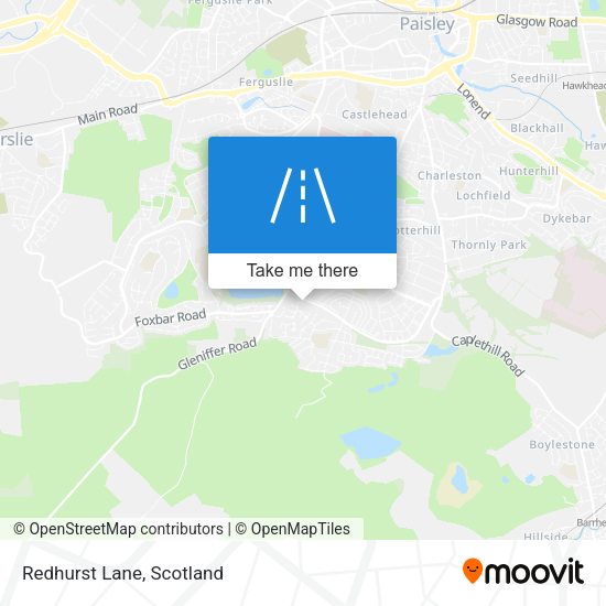 Redhurst Lane map
