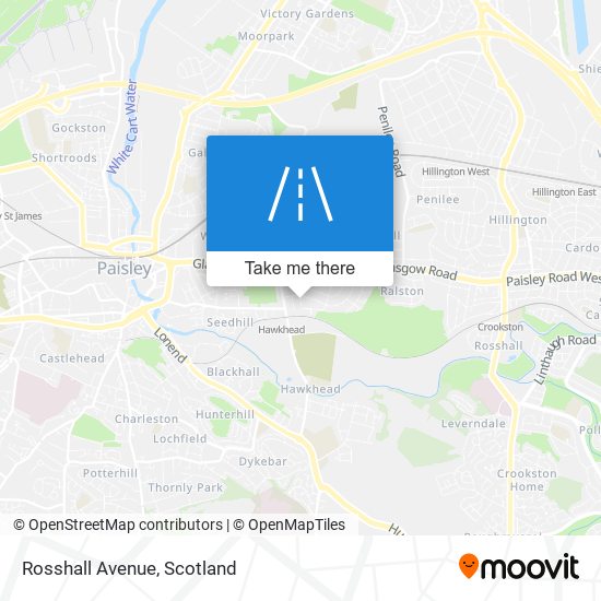 Rosshall Avenue map