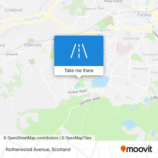 Rotherwood Avenue map