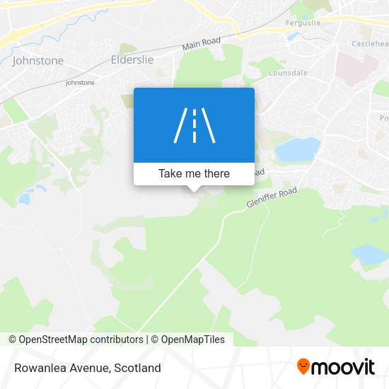 Rowanlea Avenue map