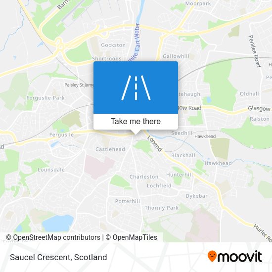 Saucel Crescent map