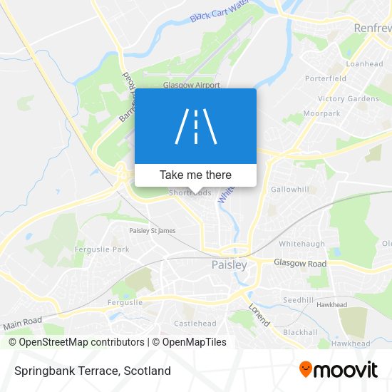 Springbank Terrace map