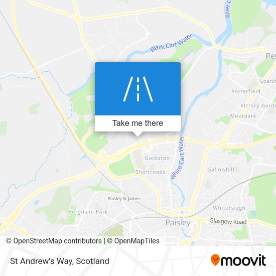St Andrew's Way map