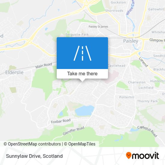 Sunnylaw Drive map