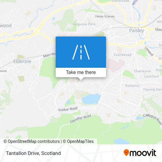 Tantallon Drive map
