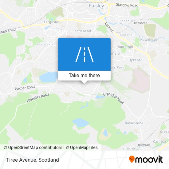 Tiree Avenue map