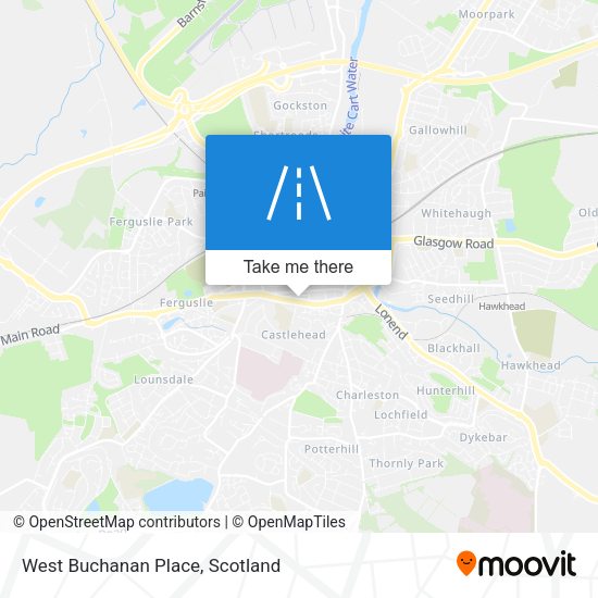 West Buchanan Place map