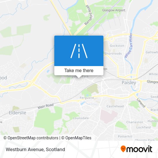Westburn Avenue map