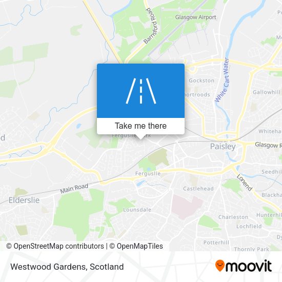 Westwood Gardens map
