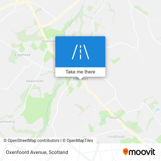 Oxenfoord Avenue map