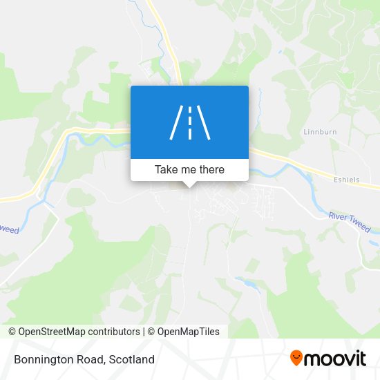 Bonnington Road map