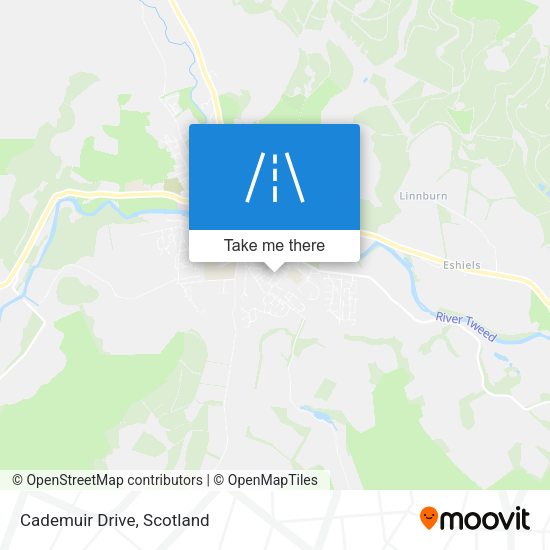 Cademuir Drive map
