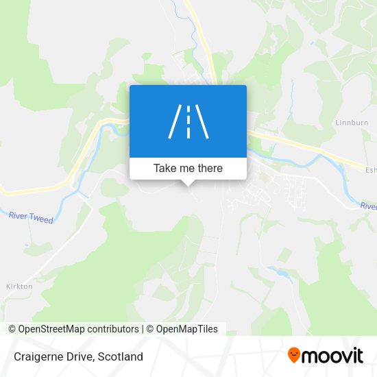 Craigerne Drive map
