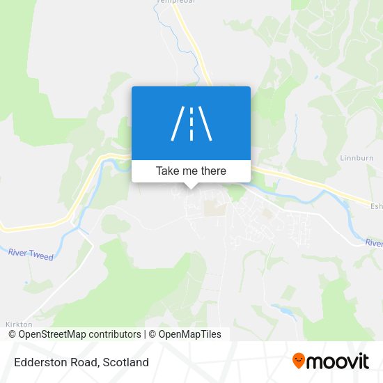 Edderston Road map