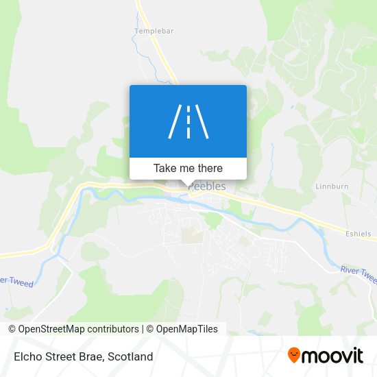 Elcho Street Brae map