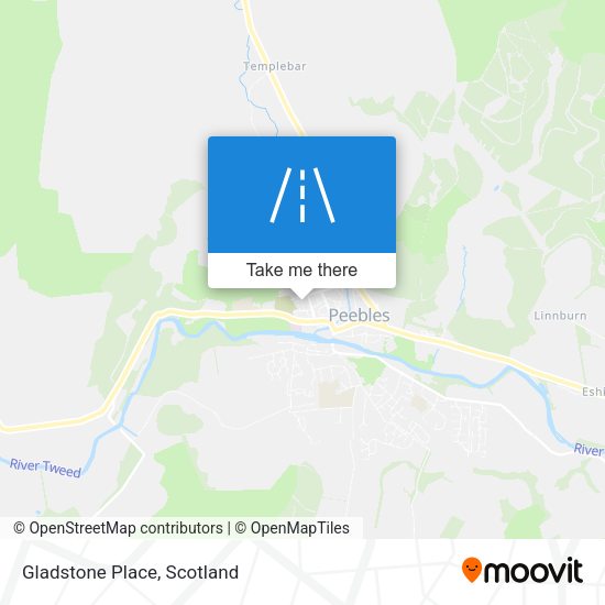 Gladstone Place map