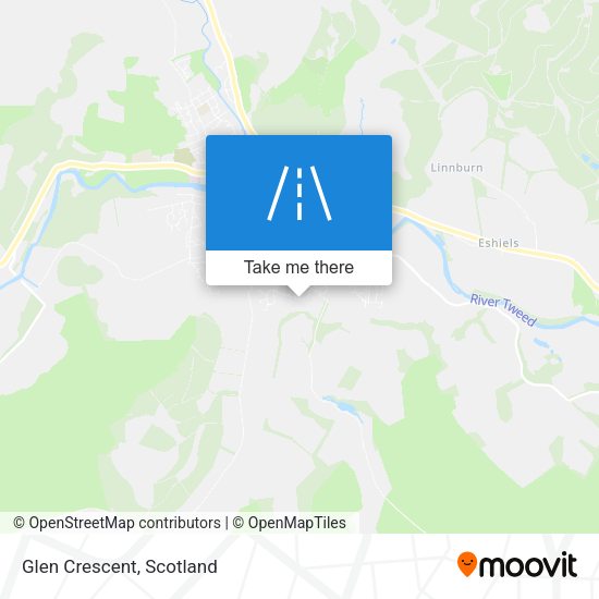 Glen Crescent map