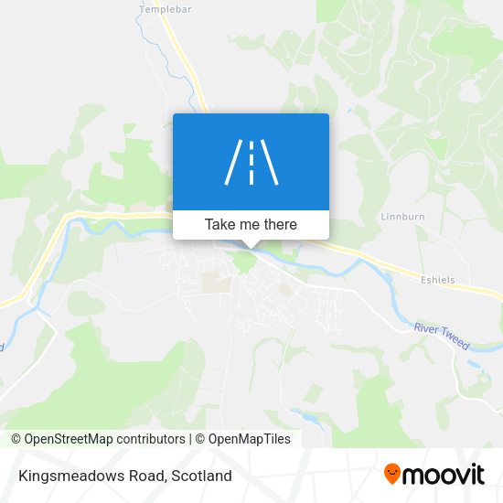Kingsmeadows Road map