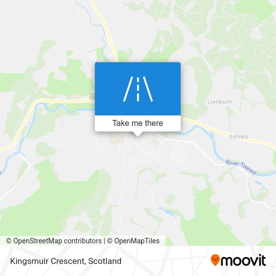 Kingsmuir Crescent map