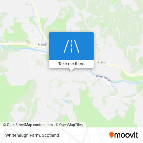 Whitehaugh Farm map
