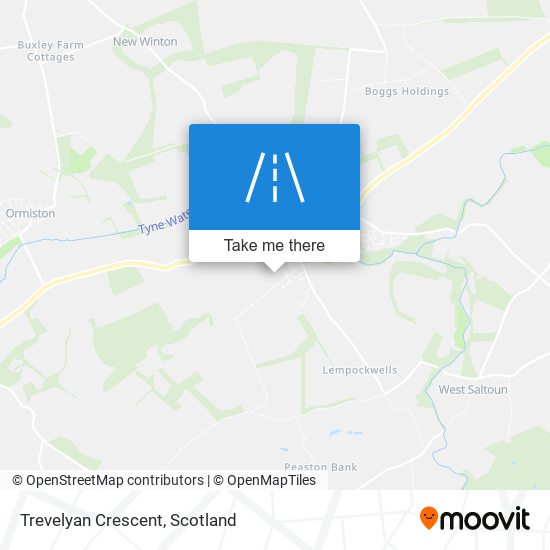 Trevelyan Crescent map