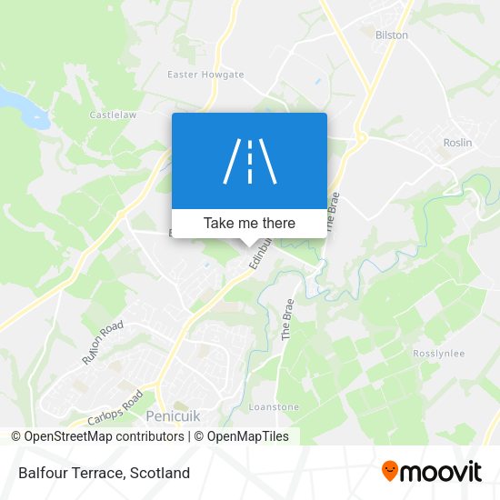 Balfour Terrace map