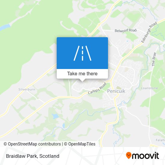 Braidlaw Park map