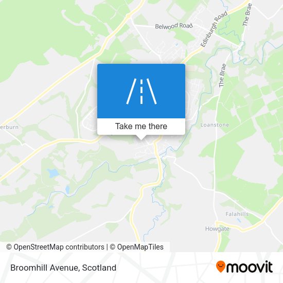 Broomhill Avenue map
