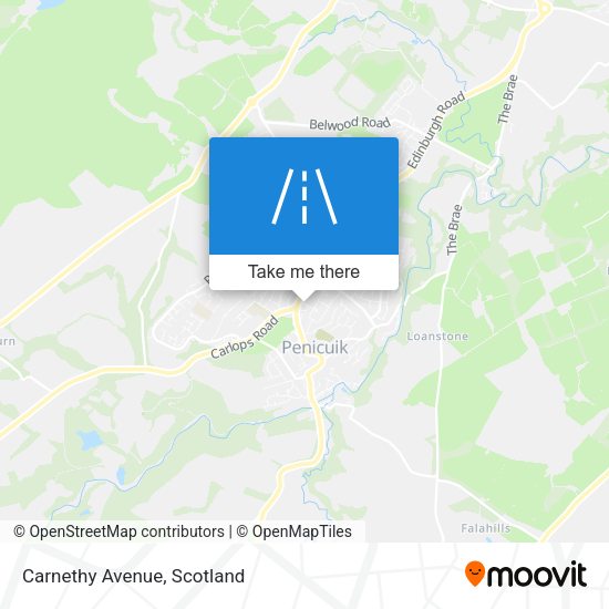 Carnethy Avenue map